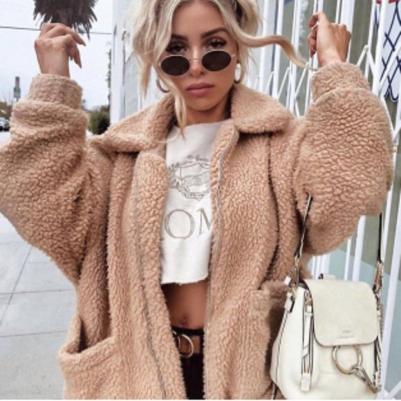 I.AM.GIA Jackets & Blazers - I.AM.GIA// Pixie Teddy Coat